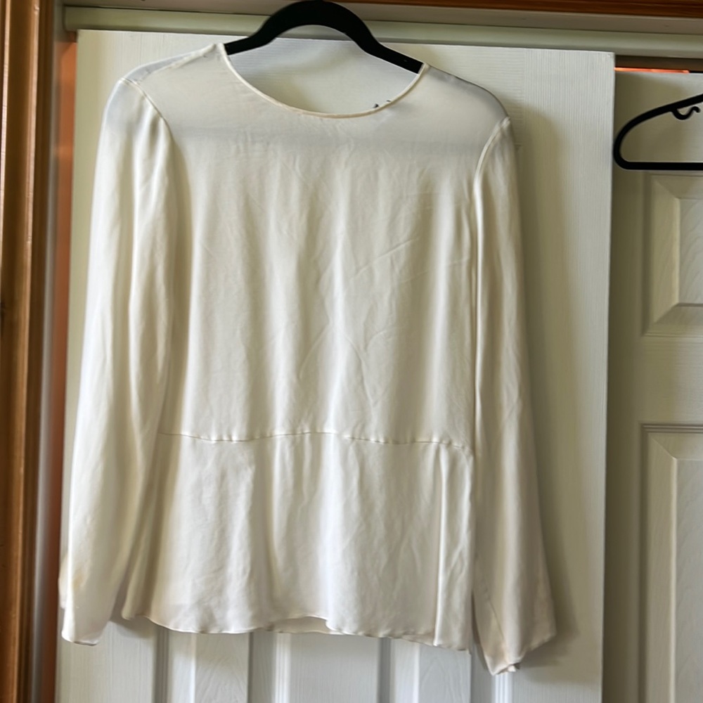 Theory peplum top size medium